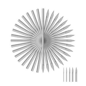 YILONG 바디 피어싱 바늘-코 중격 귀 배꼽 유두 혀 입술 눈썹 피어싱용 바늘 100개 18G