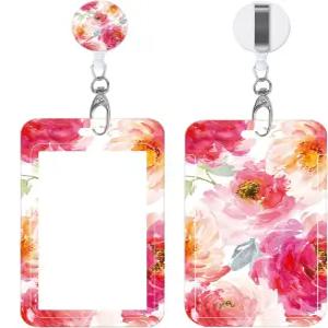 카라비너 릴 클립으로 접을 수 있는 배지 작업자 홀더 벨트 페룰 신분증 케이스 간호사 사무실 교사 이름