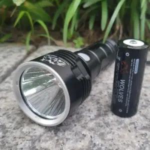 다용도후레쉬 26650배터리 10000루멘 직진성 XHP LED랜턴 1000M X6