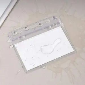 [에이치플러스몰]ksr 가로형 PVC 지퍼백 사원증 공무원증 학생증 신분증 명찰 명함