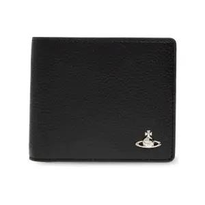 [명품] 26SS ORB 은장 로고 반지갑 블랙 5115003MM S000D N403