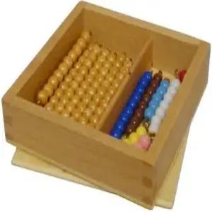 틴 보드용 엘리트 몬테소리 구슬 바 with Box