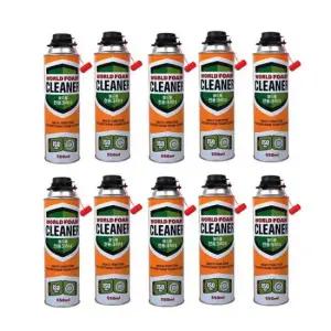 폼크리너 우레탄폼 제거 월드폼 전용 크리너 10개입