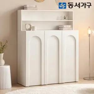 동서가구 소담 수납장 3단 1200 ＋ 1200 상부장 DF645905
