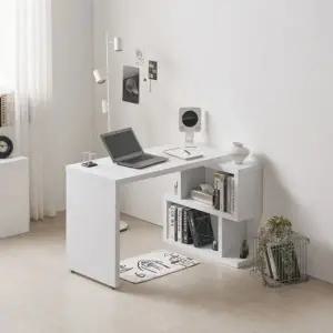 아도라퍼니처 N듀오 소형 2단 책장 책상 세트 1400