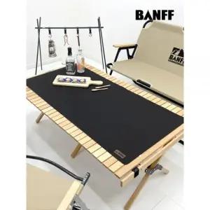 밴프 캠핑 테이블 매트 감성 가죽 테이블보 식탁보 커버 방수 우드