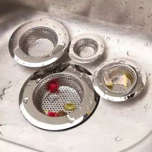 수채구멍필터 싱크대 음식물 스텐 거름망 소형7CM 욕조 배수구