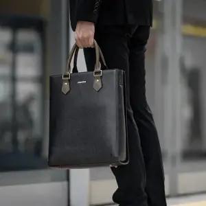 MM-T002 천연소가죽 토트백 서류가방 브리프케이스-L사이즈