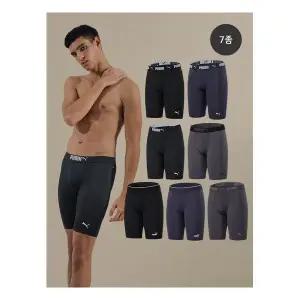 매장정품 푸마바디웨어 푸마 언더웨어블랙에디션 롱 드로즈 7종 풀세트 1818128