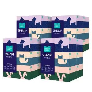 모나리자 미니플러스 미용티슈 250매 x 12 x 4팩 화장지 각티슈