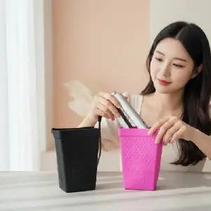 헤어 고데기 거치대 욕실 드라이기 정리함 보관