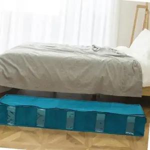 ( )침대 밑 틈새 활용 5칸 분리형 의류 정리함 옷장 서랍 수납 케이스