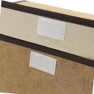 ( )접이식 의류 정리함 2개 세트 하드보드지 수납함 보관 박스 그레이