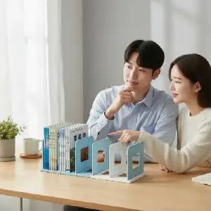 데스크 정리함 서류꽂이 사무용 책상 책꽂이 수납함