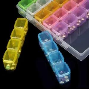 ( )비즈박스 28칸 소품정리함 비즈통 수납함 악세사리케이스 수납박스