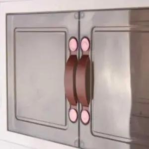 ( )양개문형 5단 다용도수납장 소품보관통 케이블정리함 소품수납함