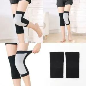 스판덱스 방한 무릎보호대 2p세트 블랙 M 여성무릎보호대 무릎아대