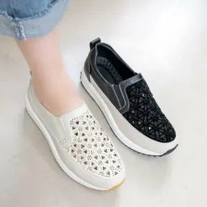 여자 클래식 SS 통기성 펀칭 쿨링 슬립온