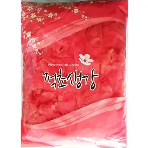 적초 생강 1.3K X10초밥초 절임초 적색초 붉은색초 초생강 일식초 스시초