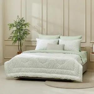 알레르망 로넌2 차렵이불 D 2종세트A 그린 차렵이불1P+베개커버1P