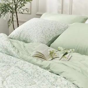 알레르망 로넌2 차렵이불 D 5종세트B 그린 차렵이불2P+베개커버2p+패드1p