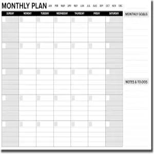 레스키드 두꺼운 카드 스톡 날짜가 없는 책상 달력 할 일 목록과 메모가 포함된 월간 플래너 홈 오피스 -