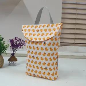 ABM손잡이 기저귀파우치 오리 2개가방 아기외출용품 다용도치 외출치 수치 휴대용치 케이스 파우치 용품치