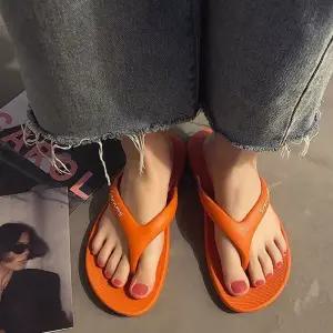 4색 남녀 커플 쪼리 여름 슬리퍼 샌들 커플신발 비치