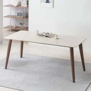 [스코나] 리오나 양면 포세린 세라믹 1800 6인 식탁 테이블