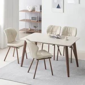 [스코나] 리오나 양면 포세린 세라믹 4인 식탁세트(의자4개)