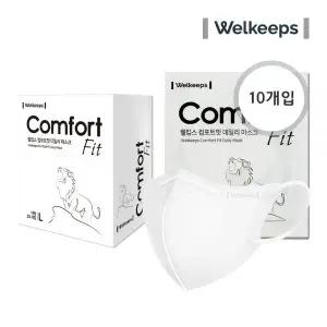 웰킵스 마스크 방한 한파 데일리 새부리 화이트 10개입 MNA