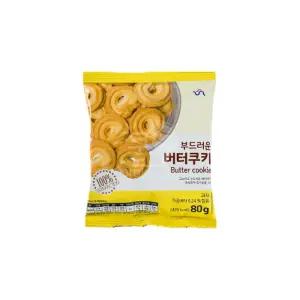 버터쿠키 신흥제과 부드러운 80g 1개