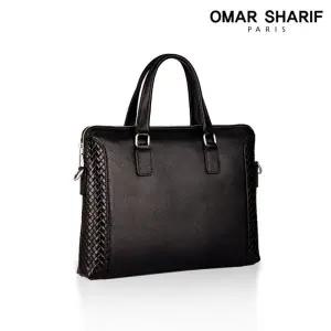 [오마샤리프] 천연 소가죽 남성 서류가방 비즈니스백 브리프케이...