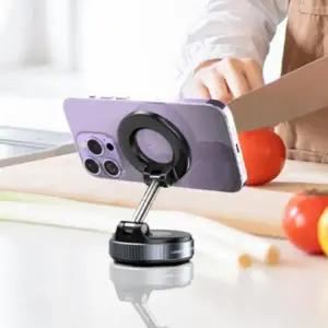 ( )접이식 차량용 거치대 자석 흡착식 각도조절 핸드폰 스마트폰