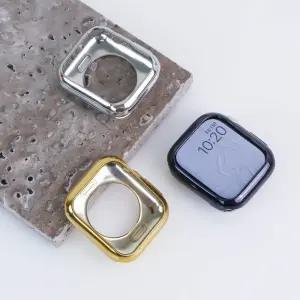 엔터콘 애플워치 투명 유광 베젤링 보호 케이스울트라2 9케이스 8케이스 7케이스 SE2 베젤