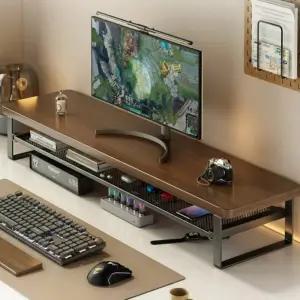 50CM 서랍형 모니터 받침대 컴퓨터 노트북 거치대 스탠드 데스크테리어