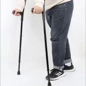 (색상 엘보클러치-블랙)걷기보조기구 깁스 접이식 목발 보행보조기구