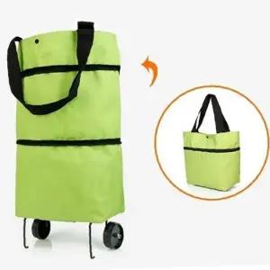 접이식 폴딩 프리미엄 카트 장바구니 1P 핸드 손수레 쇼핑 캐리어 숄더백