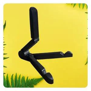 (색상 랜덤배송)핸드폰 접이식 각도조절 패드 삼각 삼각거치대 거치대