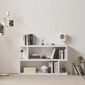 소소숲 누보 폭 1200 2단 디자인 책장