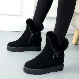 여자 클래식 FUR 세무 FW 앵클부츠