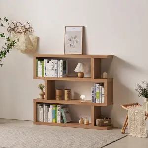 소소숲 누보 폭 1200 3단 디자인 책장