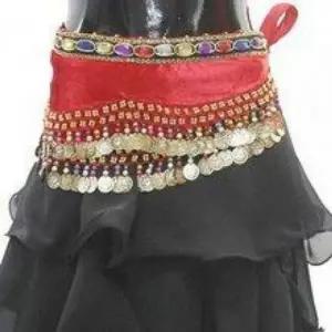 ( )여성봄스카프 아동 보석 구슬힙 스카프 의상 유 아동 고전 어린이 공연 원 드레스 의상 니트 봄 여름