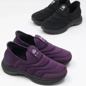 [옷자락]여자 데일리룩 패딩 슬립온 가볍고 편안한 슈즈