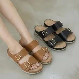 [옷자락]여자 데일리 캐주얼 편안한 여행 스트랩 샌들
