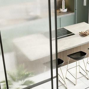반투명 창 필름 PVC 유리 장식 스티커 정적 집착 사무실 주방 침실에 대한 접착제 없음