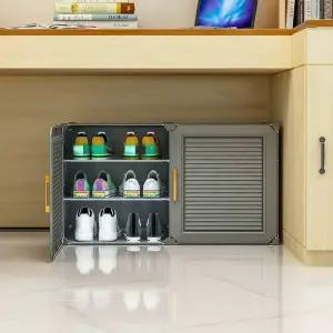 야외 신발장 방수 실외 플라스틱 수납장 조립 슈즈랙 인테리어 아웃도어