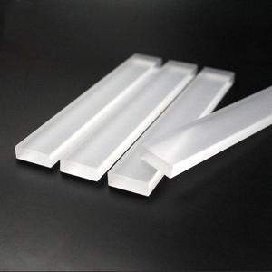 150*22*8Mm 6면 무광택 고온 방지 석영 유리 시트 직사각형 지원 맞춤형 실험실 고순도