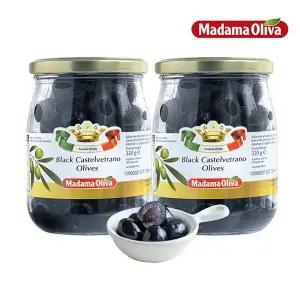[보라티알] 마다마 블랙 카스텔베트라노 올리브 320g x 2개