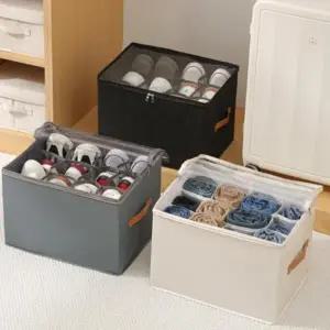 접이식 신발 정리 박스 의류 슈즈 보관함